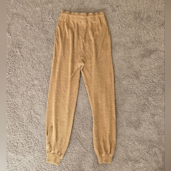 L*SPACE Azores Sweatpant Joggers in Toffee Linen Blend Size Medium - Picture 10 of 14